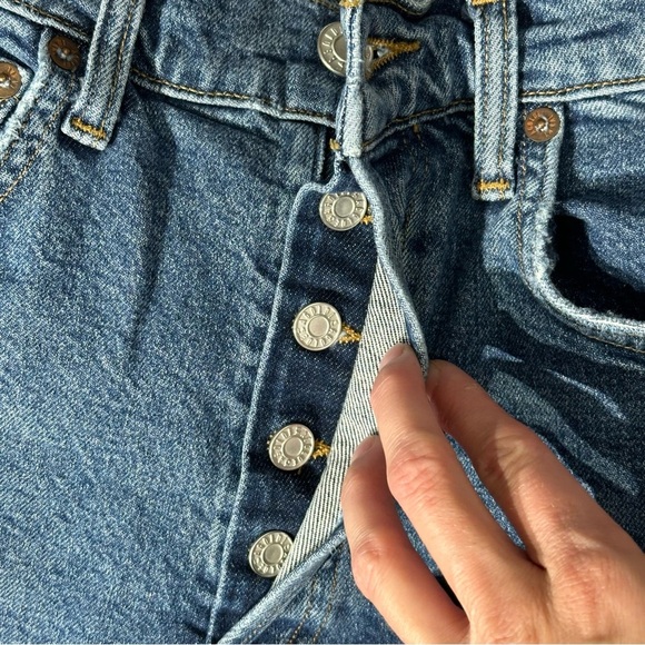 AGOLDE Riley High Rise Straight Woman Jeans Style # A056D-1255 SIZE 26 - Picture 7 of 12